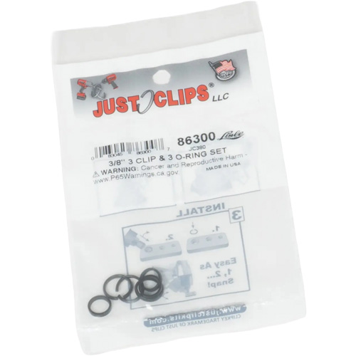 3/8" Clips & O-Rings Set Planification Entrepots Molloy