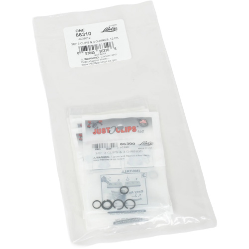 3/8" Clips & O-Rings Set - Bulk Planification Entrepots Molloy