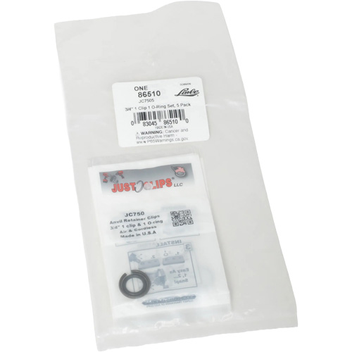 3/4" Clips & O-Rings Set - Bulk Planification Entrepots Molloy