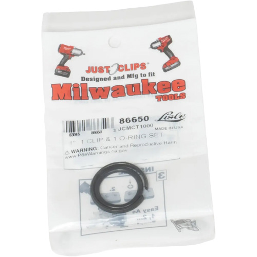 1" Clip & O-Ring Set for Milwaukee Planification Entrepots Molloy