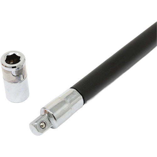 Tournevis flexible extra-long avec adaptateur carr&eacute; 1/4" x hexagonal 1/4" Planification Entrepots Molloy