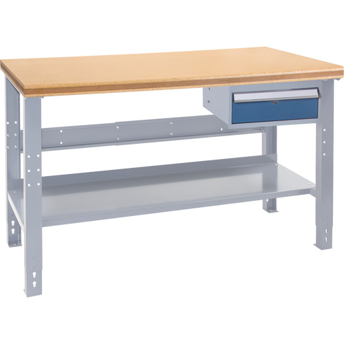 Industrial Duty Workbench, 72" W x 36" D x 34" H, 1000 lbs. Capacity Planification Entrepots Molloy
