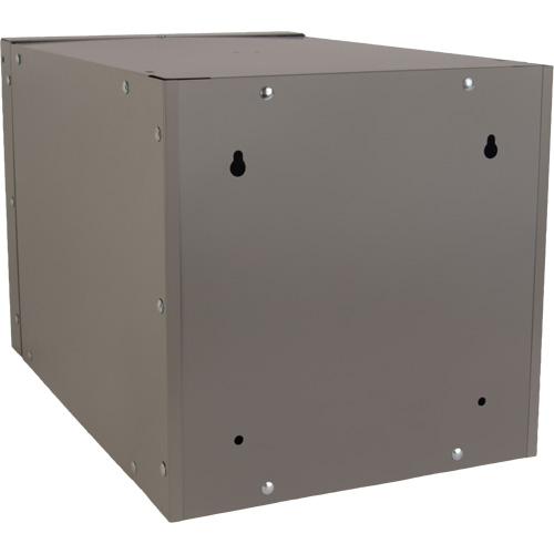 Casier cubique empilable, 12" x 18" x 12", Acier, Gris, D&eacute;mont&eacute; Planification Entrepots Molloy