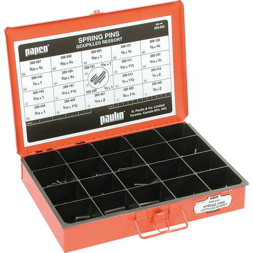 Spring Pin Assortments Planification Entrepots Molloy