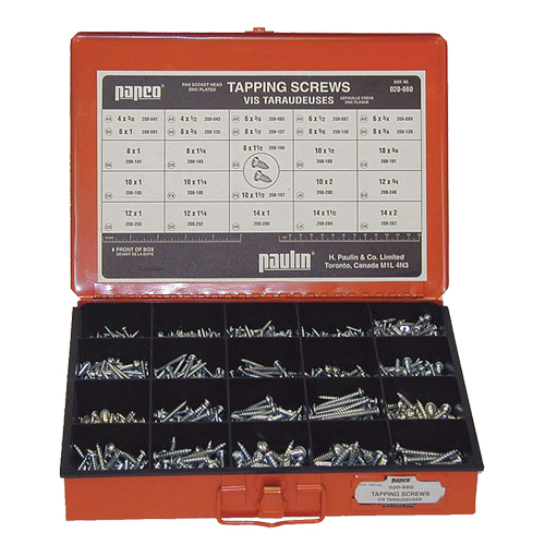 Pan Socket Tapping Screws Assortment Planification Entrepots Molloy