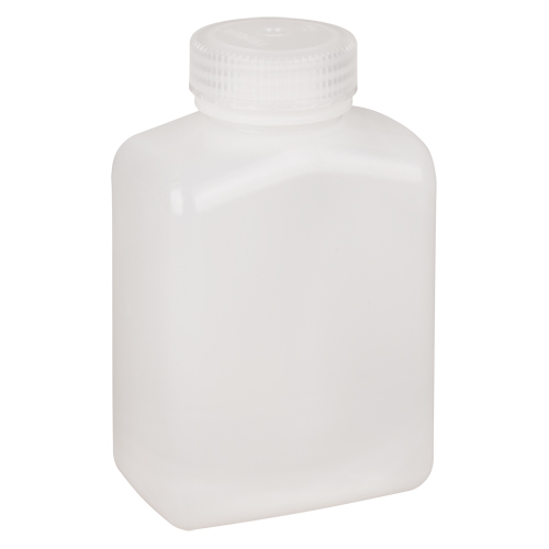 Bouteilles peu encombrantes &agrave; prise facile, Rectangulaire, 16 oz, Plastique Planification Entrepots Molloy