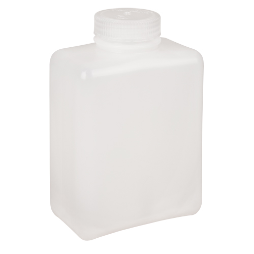 Bouteilles peu encombrantes &agrave; prise facile, Rectangulaire, 32 oz, Plastique Planification Entrepots Molloy