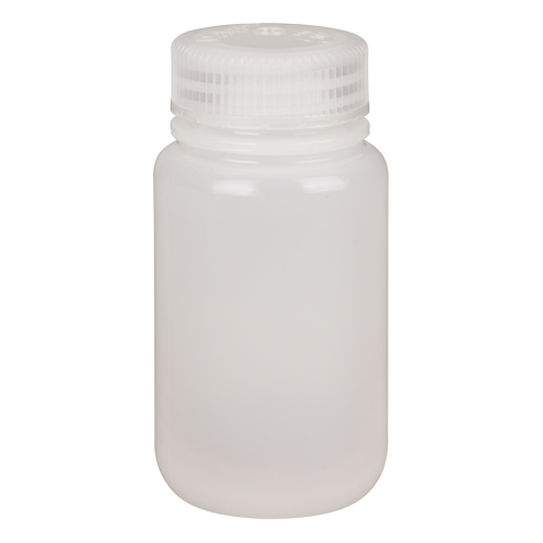 Wide-Mouth Bottles, Round, 4 oz., Plastic Planification Entrepots Molloy