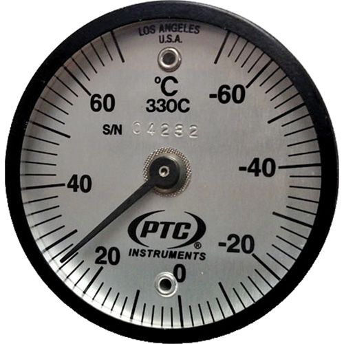Thermom&egrave;tre de surface magn&eacute;tique, Contact, Analogique, -56.7-21.1°F (-70-70°C) Planification Entrepots Molloy