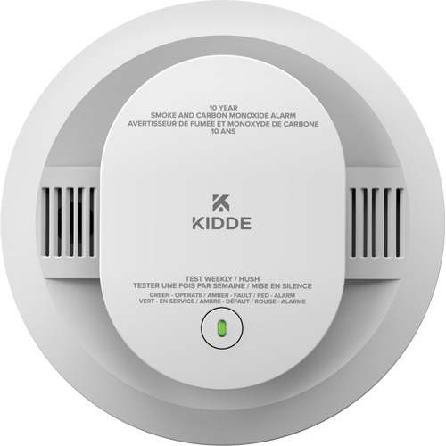 Combination Smoke & Carbon Monoxide Alarm, Battery Operated Planification Entrepots Molloy