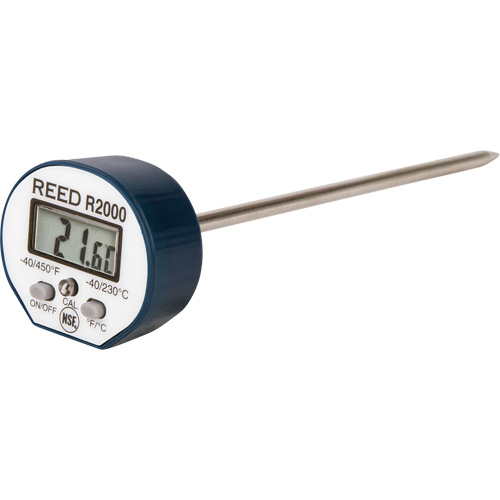 Thermom&egrave;tre, Contact, Num&eacute;rique, -40-450°F (-40-230°C) Planification Entrepots Molloy