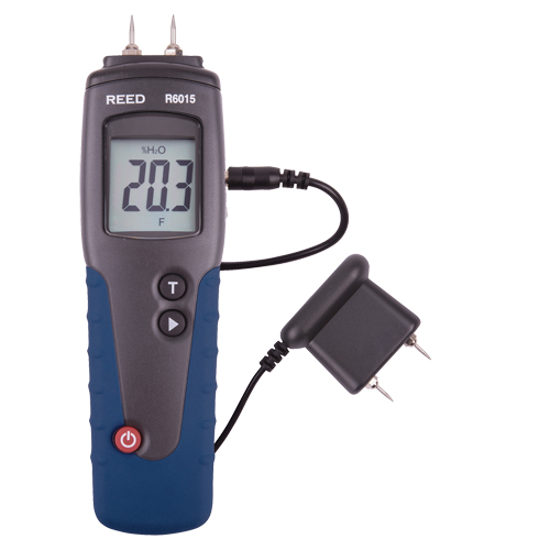 Wood Moisture Meter with ISO Certificate, 6-99% Moisture Range, -31°-176°F (-35°-80°C) Temperature Range Planification Entrepots Molloy