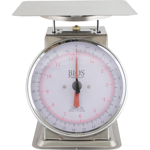 Balance &agrave; plateau sup&eacute;rieur, Capacit&eacute; 25 lb 12 kg, Graduations 0,125 lb / 50 g Planification Entrepots Molloy
