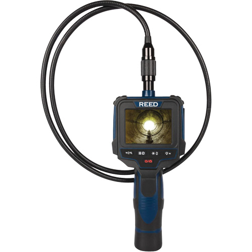 Cam&eacute;ra d'inspection endoscope enregistrable, 2,5" Affichage, 640 x 480 pixels, 8 mm (0,31") T&ecirc;te de cam&eacute;ra Planification Entrepots Molloy
