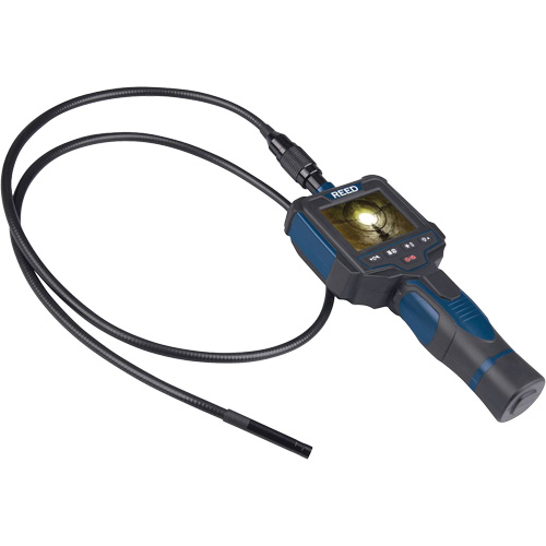 Cam&eacute;ra d'inspection endoscope enregistrable, 2,5" Affichage, 640 x 480 pixels, 8 mm (0,31") T&ecirc;te de cam&eacute;ra Planification Entrepots Molloy