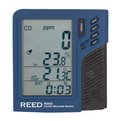 Carbon Monoxide Monitor with Temperature & Humidity  Planification Entrepots Molloy