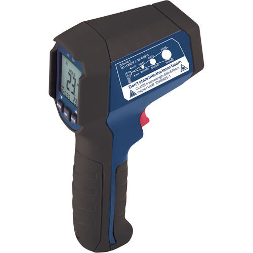 Infrared Thermometer, -31°- 1202° F ( -35° - 650° C ), 12:1, Adjustable Emmissivity Planification Entrepots Molloy