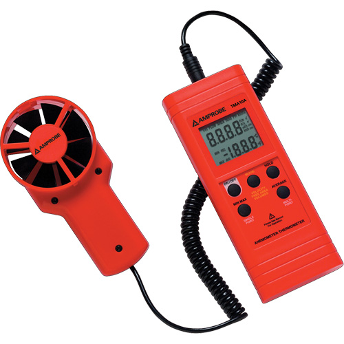 TMA10A Anemometer Thermometer, Not Data Logging, 0.4 - 25 m/sec Air Velocity Range Planification Entrepots Molloy