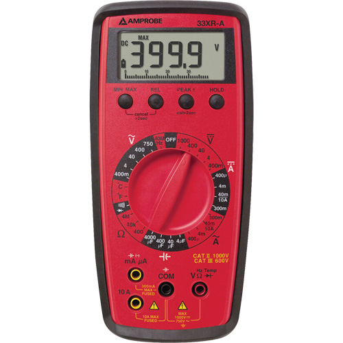 33XR-A Digital Multimeter, AC/DC Voltage, AC/DC Current Planification Entrepots Molloy