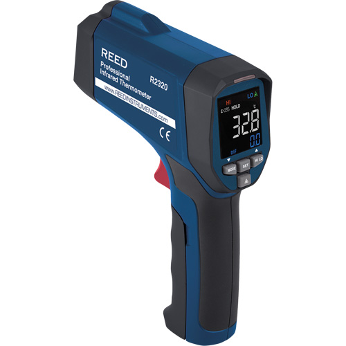Professional Infrared Thermometer, -26 - 1472° F ( -32 - 800° C ), 30:1, Adjustable Emmissivity Planification Entrepots Molloy