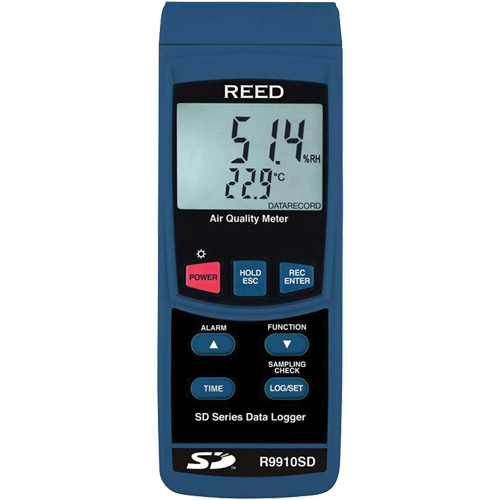 Data Logging Indoor Air Quality Meter with ISO Certificate Planification Entrepots Molloy