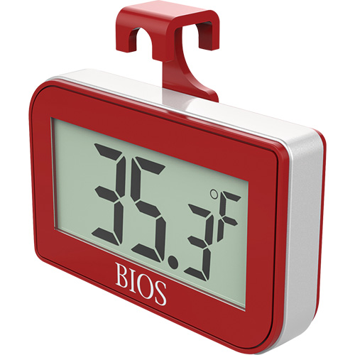 Fridge/Freezer Thermometer, Non-Contact, Digital, -4-122°F (-20-50°C) Planification Entrepots Molloy