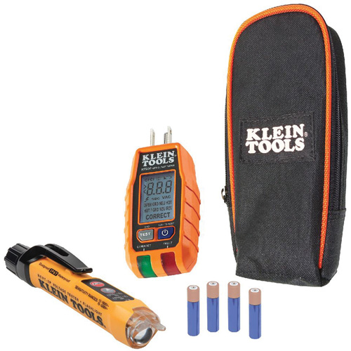 Premium Non-Contact Voltage and GFCI Receptacle Electrical Test Kit Planification Entrepots Molloy