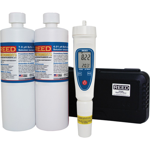 pH Meter & Buffer Solution Kit Planification Entrepots Molloy