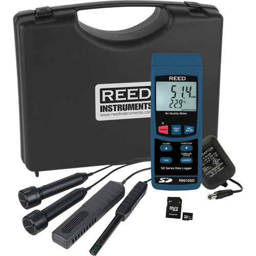 Data Logging Indoor Air Quality Meter Kit Planification Entrepots Molloy