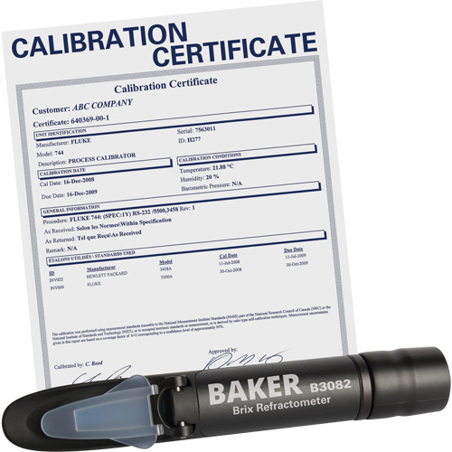 Refractometer with ISO Certificate, Analogue (Sight Glass), Br Planification Entrepots Molloy