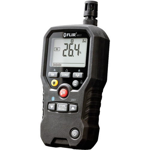 MR77 5-in-1 Moisture Meter with METERLiNK&reg;, 0 - 99% Moisture Range, -4°- 392° F ( -20° - 200° C ) Temperature Range Planification Entrepots Molloy