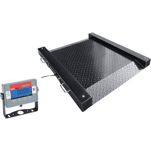 DEFENDER Floor Scale, 1000 lbs. Capacity, 30" L x 30" W Planification Entrepots Molloy