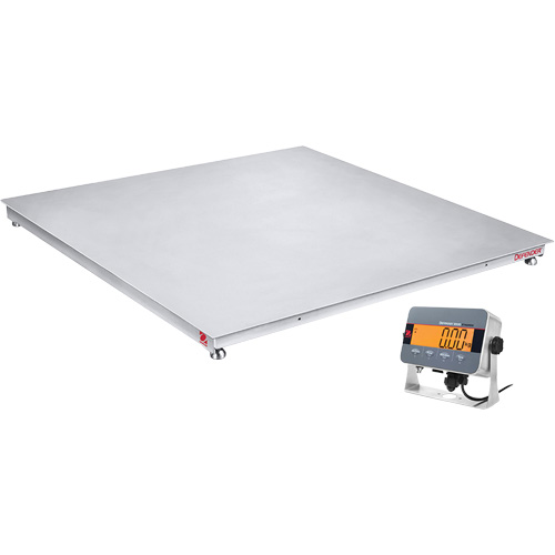 Balance de plancher lavable DEFENDER 3000, Capacit&eacute; de 5000 lb, 48" la x 48" lo Planification Entrepots Molloy