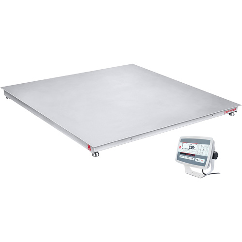 Balance de plancher lavable DEFENDER 5000, Capacit&eacute; de 2500 lb, 48" la x 48" lo Planification Entrepots Molloy
