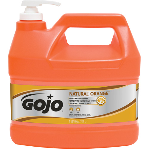 Nettoyant &agrave; mains Natural Orange, Cr&egrave;me, 3,78 L, Cruche, Agrumes/Orange Planification Entrepots Molloy