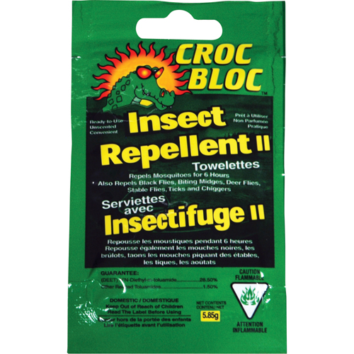 6-hr Insect Repellent , 30% DEET, Towelette, 5.58 g Planification Entrepots Molloy