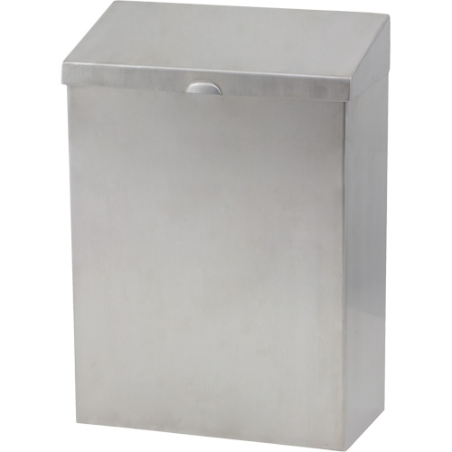 R&eacute;cipient en m&eacute;tal pour les produits menstruels Health Gards Planification Entrepots Molloy