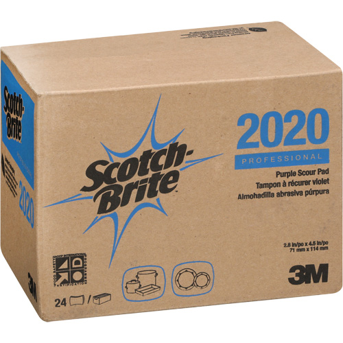 Scotch-Brite Purple Scour Pad, 4-1/2" L x 2-4/5" W Planification Entrepots Molloy