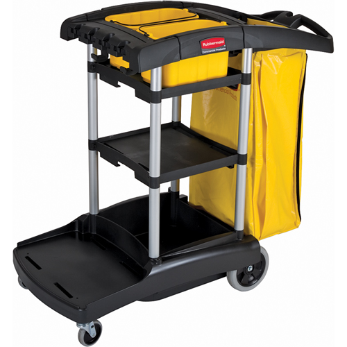 High Capacity Cleaning Carts With Bins Planification Entrepots Molloy