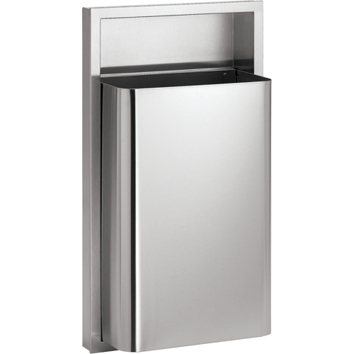 Waste Receptacles, Stainless Steel, 12 US gal. Planification Entrepots Molloy