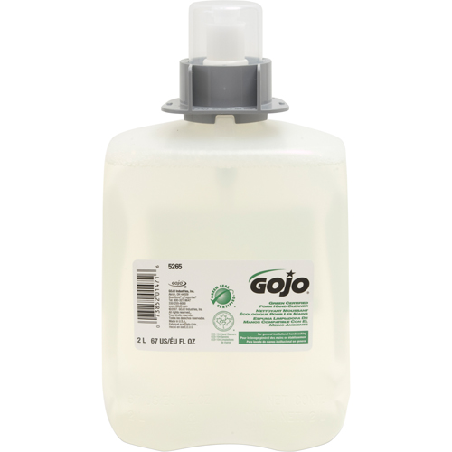 FMX-20 Green Certified Hand Soap, Foam, 2 L, Unscented Planification Entrepots Molloy