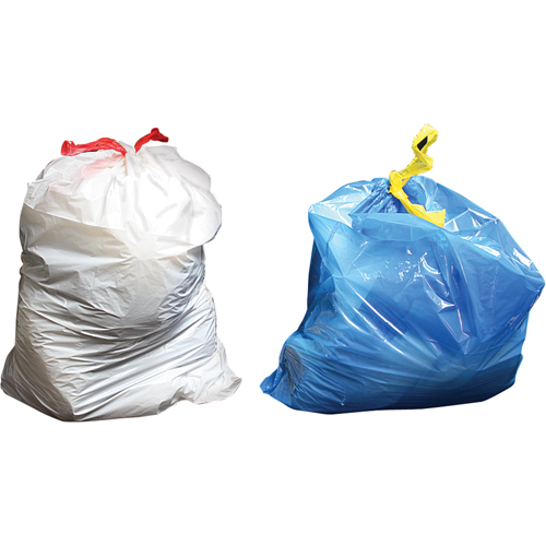 Sure-Tie&reg; Garbage Bags, Strong, 33" W x 38" L, 0.9 mils, Clear, 121.13 L (32 Gal.) Capacity Planification Entrepots Molloy