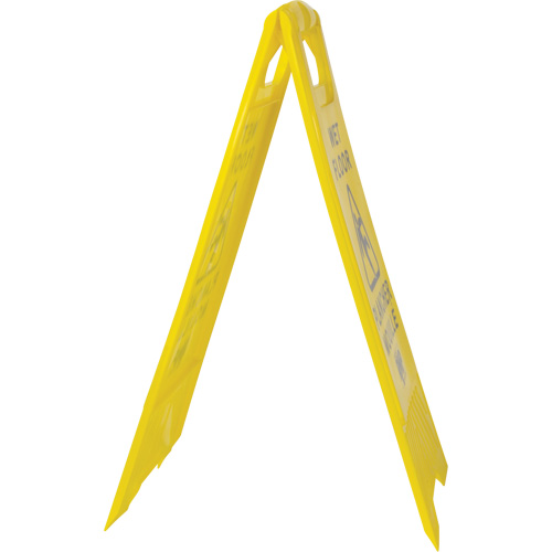 Panneau d'avertissement "Plancher mouill&eacute;", Bilingue avec pictogramme Planification Entrepots Molloy