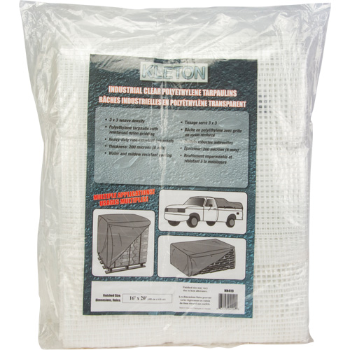 B&acirc;ches transparentes, 60' x 40' x 8 mils Planification Entrepots Molloy