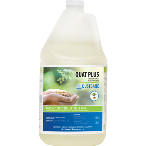 D&eacute;sinfectants et nettoyants Quat Plus, 4 L, Cruche Planification Entrepots Molloy