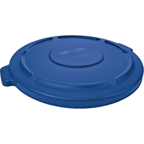 Couvercle rond pour poubelle Brute, Couvercle plat, Plastique, Convient aux contenants 22-1/4" dia. Planification Entrepots Molloy