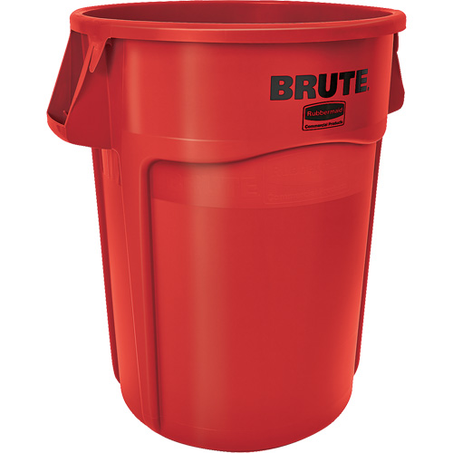 Round Brute&reg; Containers, Polyethylene, 32 US gal. Planification Entrepots Molloy