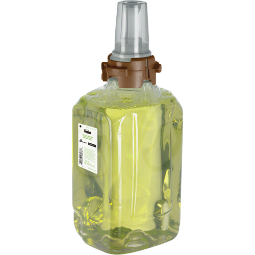 Savon mousse de douche et pour les mains pour distributeur ADX-12 de GOJO, 1250 ml, Gingembre et agrumes, Cartouche en plastique Planification Entrepots Molloy