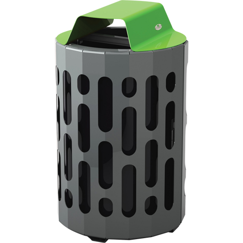 R&eacute;cipients &agrave; d&eacute;chets 2020 Stingray, M&eacute;tal, 42 gal. US Planification Entrepots Molloy