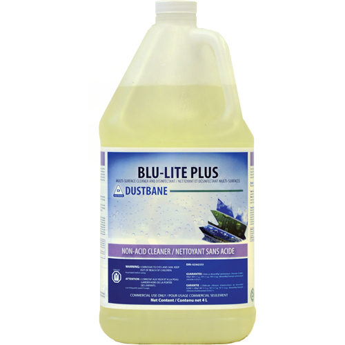 Nettoyant et d&eacute;sinfectant pour surfaces multiples Blu-Lite Plus, 4 L, Cruche Planification Entrepots Molloy